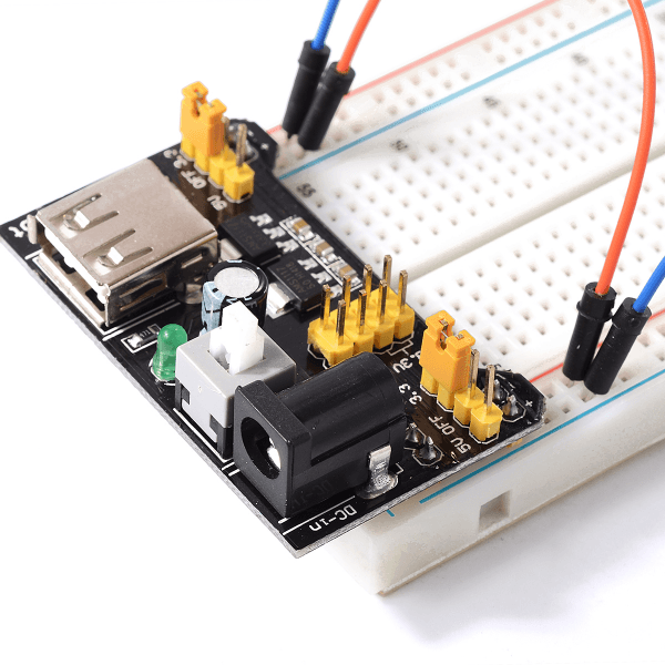MB102 Solder less  Breadboard Power Supply Module 3.3V/5V - Image 2