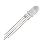 RGB Diffused LED 5mm COMMON Cathode 4Pins