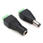DC Barrel Plug Screw fastening Male/Female Wire Connector