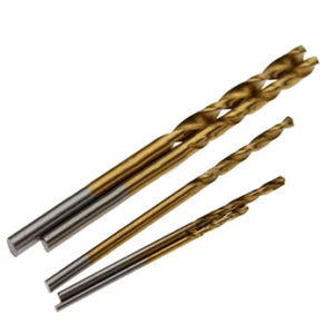 Mini Drill Bits Titanium Coated HSS High Speed Steel  Set