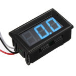 Digital DC Voltmeter 0.56inch 0-100V Three Wire Blue
