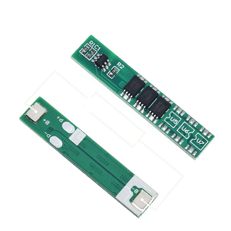 1S 5A 3.7V 18650 Li-ion Lithium Battery BMS Circuit Round