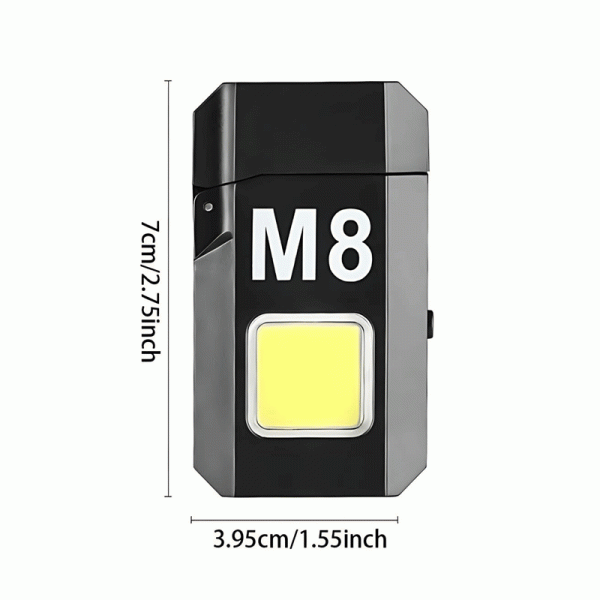 Electrical Pocket Lighter M8 COB Rechargeable - Image 2